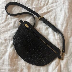Abby Alley Black Croc Women's Bag